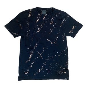 Ninth hall black tshirt‎ with bleach size large